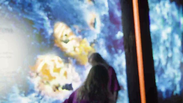 The full Society Expo exhibition film follows visitors through the river projections, historical displays, listening stations, shared mural and colourful interactive rooms.